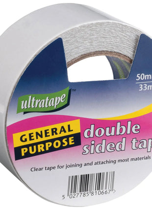 Ultra Tape Double Sided Tape 50mm x 33m Ultra Tape