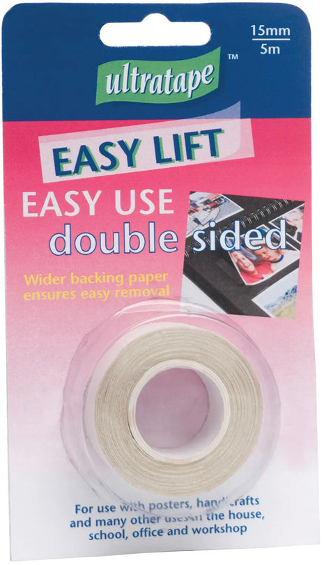 Ultra Tape Double Sided Tape 15mm x 5m Ultra Tape