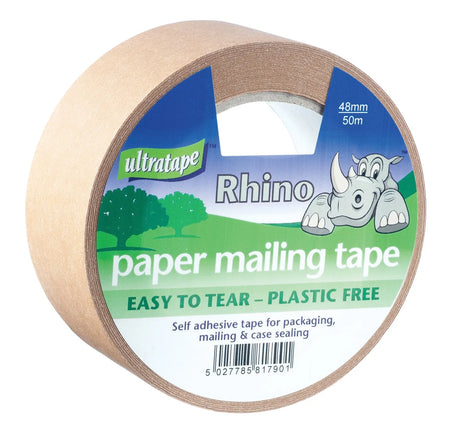Ultra Tape Paper Mailing Tape 48mm x 50m Ultra Tape