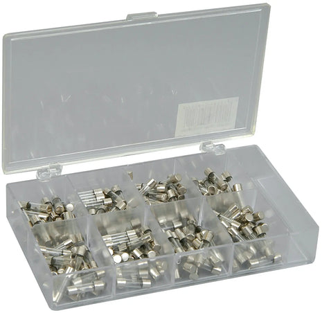 Mercury Assortment of 20 x 5mmØ fast blow fuses - 160pcs Mercury