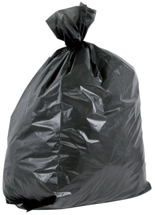 Unbranded Black Refuse Sack, 457 x 730 x 850mm, 32 microns Unbranded