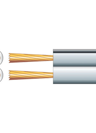 Mercury Fig 8 Speaker Cable, 2 x (7 x 0.18mmØ) Mercury