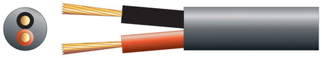 Mercury 100V Line Speaker Cable, 2 x 1.15mm 25m Mercury