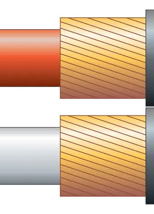 Mercury 2 core individual lap screen, 2 x 13/0.1mm, 2 x 32/0.1mm, Black, 100m Mercury