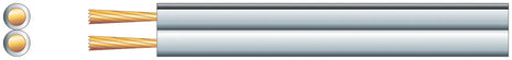 Mercury Economy Fig 8 Speaker Cable, 2 x (7 x 0.2mmØ) Mercury
