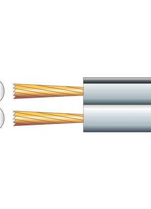 Mercury Economy Fig 8 Speaker Cable, 2 x (7 x 0.2mmØ) Mercury
