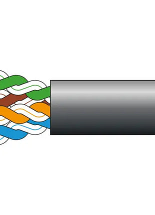 Mercury Cat5e U/UTP Outdoor-305m P/Box Black Mercury