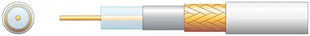 Mercury Eco RG6 Air Spaced PE Coaxial Cable with CCA Braid - 100m White Mercury
