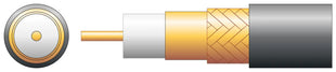 Mercury 100U Foamed PE Coaxial Cable with Cu Braid - 100m Black Mercury