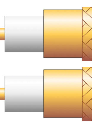 Mercury Twin SAT/CCTV Foamed PE Coaxial Cable with Cu Braid - 100m Black Mercury