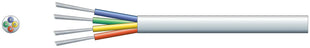 Mercury 4 Core Alarm Cable TCCA Conductor White 100m Mercury