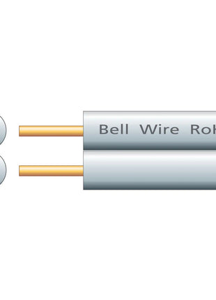 Mercury Fig.8 Bell Cable CCS White 100m Mercury