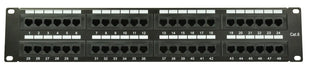 Adastra 48-Port CAT6 IDC Patch Panel 2U + Cable Management Adastra