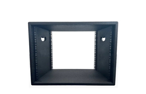 8U 19" Rack Sleeve, Rack Strip Front & Rear, Painted Black