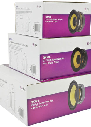 QTX 5.25" Woofer with Aramid fibre cone QTX