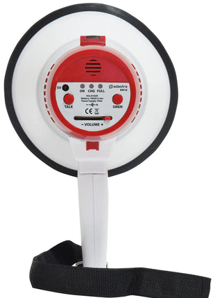 Adastra RM10 USB Rechargeable Megaphone 10W with Siren Adastra