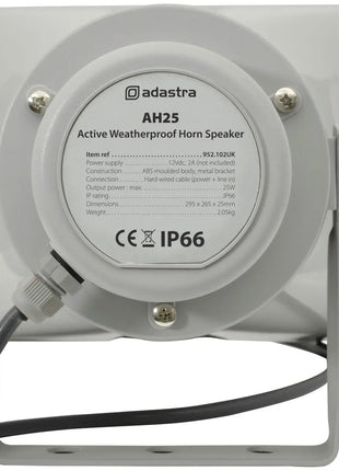 Adastra Active Weatherproof Horn Speaker 25W Adastra