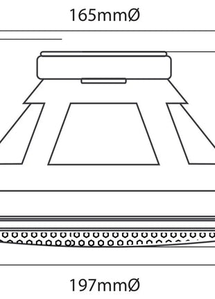 Adastra Metal Quick Fit 100V Ceiling Speaker 5.25in 6W white Adastra