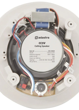 Adastra CC5V 100V Ceiling Speaker with Control 5.25 Inch Adastra
