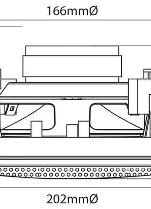 Adastra CC5V 100V Ceiling Speaker with Control 5.25 Inch Adastra
