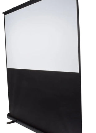 Portable Floor Standing Pull-up Projector Screens 100" Portable Floor AV Link