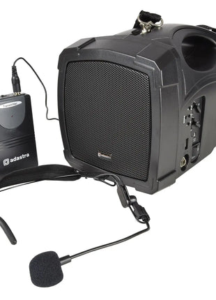 Adastra H25B Handheld PA with Neckband Mic, USB, FM & Bluetooth Adastra