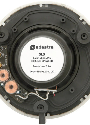 Adastra SL5 Slimline Ceiling Speaker 5.25" Pair Adastra