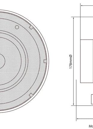 Adastra SL5 Slimline Ceiling Speaker 5.25" Pair Adastra