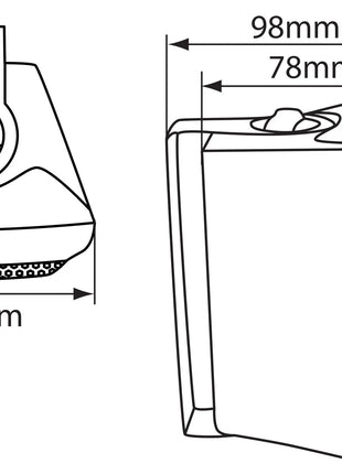 Adastra BC3V-B 100V 3" background speaker black Adastra