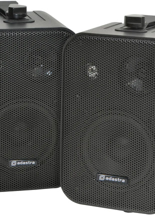 Adastra 100V Line Speakers 4" 30W Black Pair Adastra