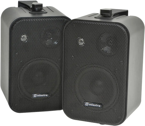 Adastra 100V Line Speakers 4" 30W Black Pair Adastra