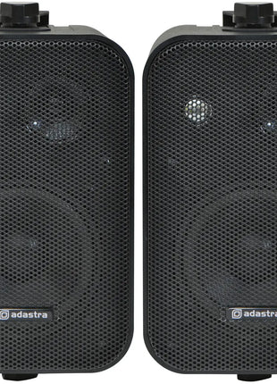 Adastra 100V Line Speakers 4" 30W Black Pair Adastra