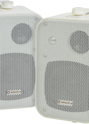 Adastra 100V Line Speakers 4" 30W White Pair Adastra
