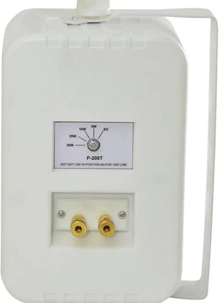 Adastra 100V Line Speakers 4" 30W White Pair Adastra