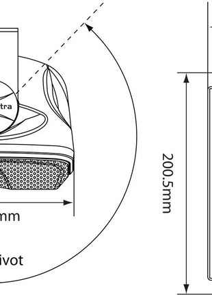 Adastra FC4V-W compact 100V background speaker 3.5in, white Adastra