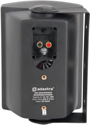Adastra FSV-B High performance foreground speaker, 100V line, 8 Ohm, 65W rms, black Adastra