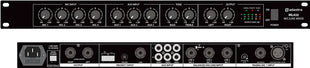 Adastra ML432 4mic+3aux rack mixer 1U Adastra
