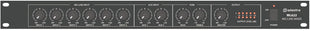 Adastra ML622 6 Mic + 2 Aux Rack Mixer 1U Adastra