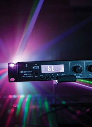 Rack Mixer With Bluetooth  USBFM Player MM321 Rack Mixer + BTUSBFM Adastra
