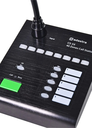 Adastra CS-5X Call Station for RX45 Audio Matrix Adastra