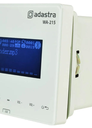 Adastra WA-215 Wall Amp with USB/microSD player, FM + Bluetooth Adastra
