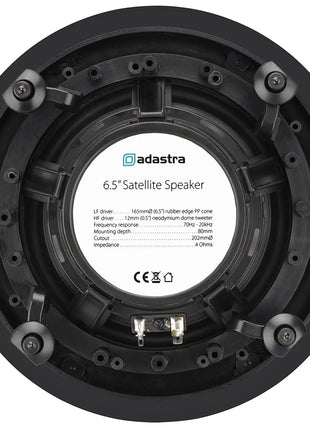 Adastra Bluetooth 6.5in Ceiling Speakers Set Adastra