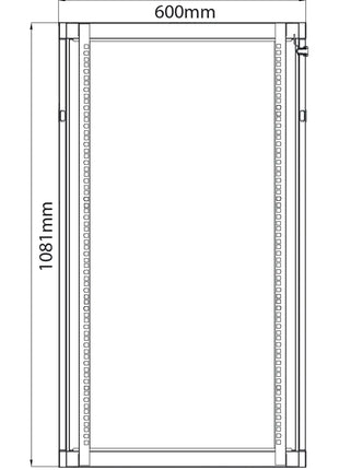 19" Rack Cabinets Rack Cabinet 22U x 450mm Deep Adastra