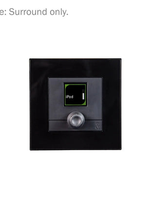  Faceplate for IP1 wallplate controller black IP1-BK-WP-EU