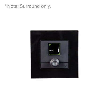  Faceplate for IP1 wallplate controller black IP1-BK-WP-EU