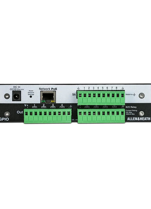 Allen & Heath ½ rack GPIO Interface PoE Enabled 8 Inputs 8 Outputs GPIO