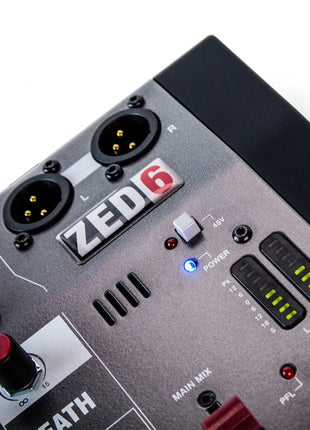 Allen & Heath Compact Stereo Mixer ZED-6