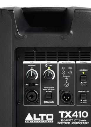 Alto Professional TX410 | 350W 10-Inch Powered Loudspeaker with Bluetooth Alto Professional