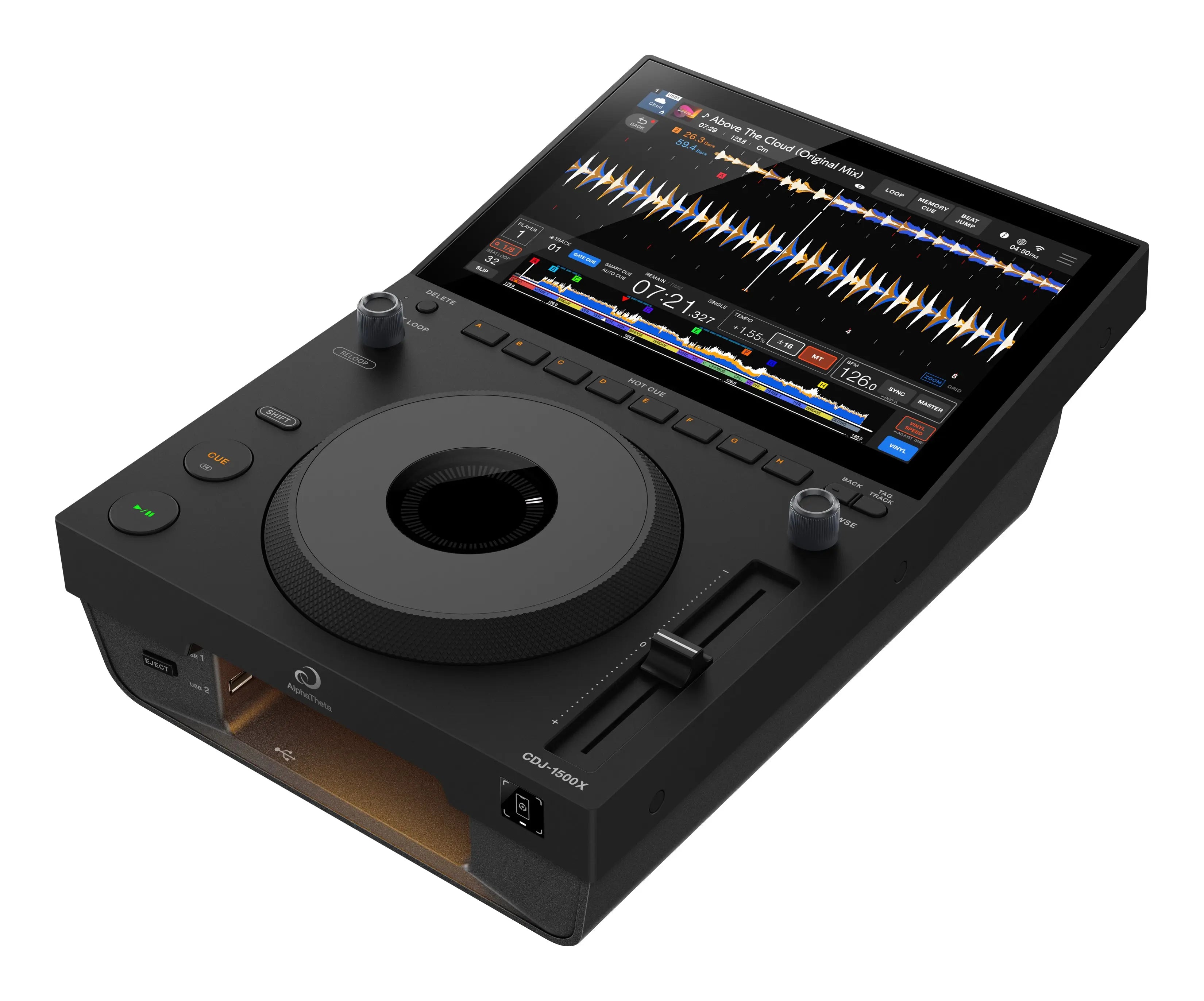 AlphaTheta CDJ-1500X - DJ Multi Player - 10.1 Touchscreen