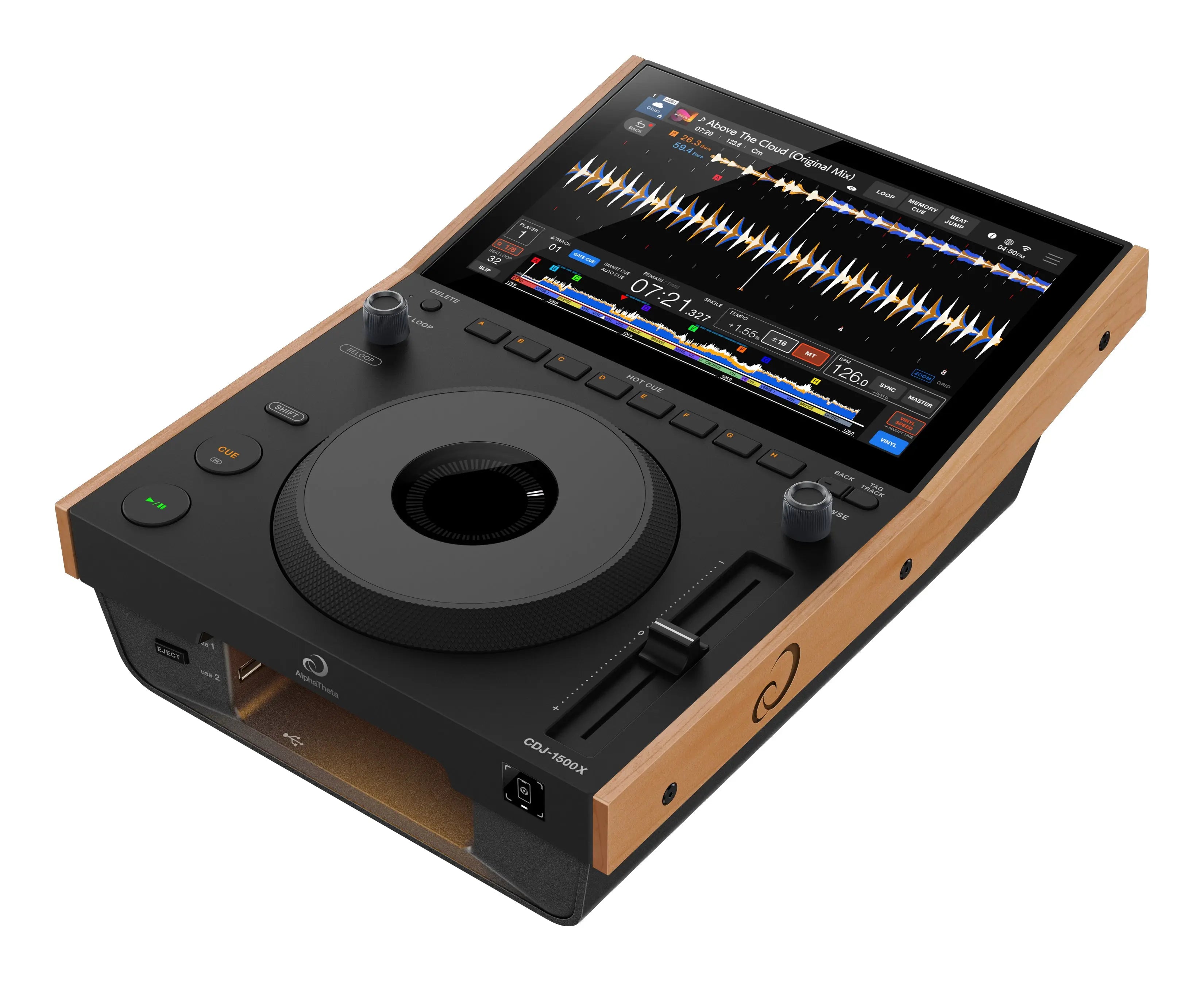 AlphaTheta CDJ-1500X - DJ Multi Player - 10.1 Touchscreen